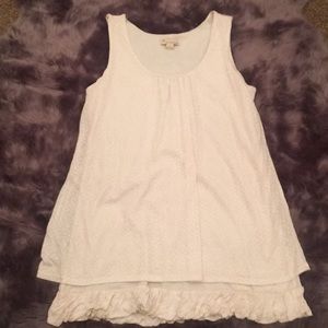 Forever 21 cream babydoll dress